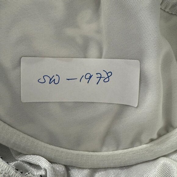 Miraclesuit Tankini Swim Top‎ Size 8 Black White Printed Underwire SW-1978 - Picture 2 of 8